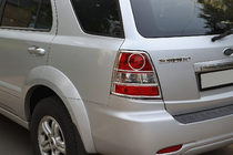 Kia Sorento I BL 2002–2009 Takavalojen suoja (ruostumaton teräs) kuva 1