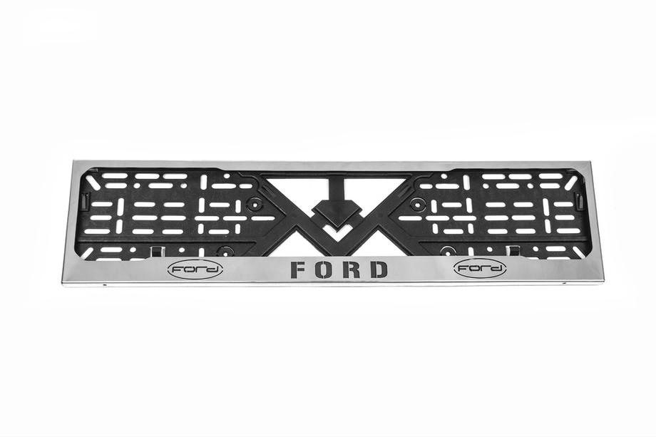 Ford Rekisterikilven kehys kromi Ford (1 kpl, ruostumaton teräs) Image