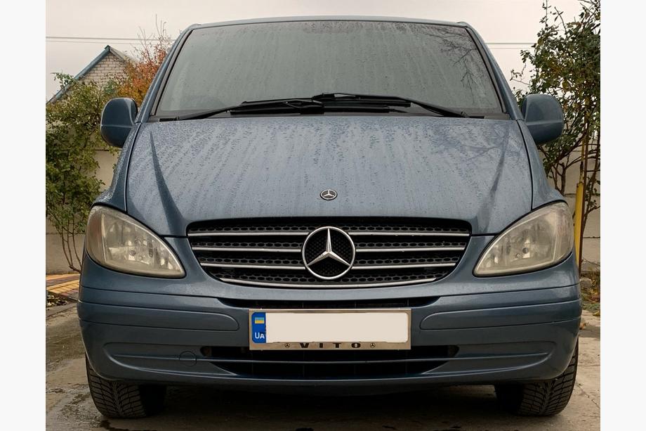 Mercedes Vito W639 2004–2014 Kromattu rekisterikilven kehys (1 kpl, ruostumaton teräs) Image