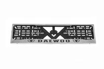 Daewoo Kromattu rekisterikilven kehys Daewoo (1 kpl, ruostumaton teräs) kuva 1