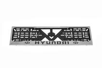 Hyundai Kromattu rekisterikilven kehys Hyundai (1 kpl, ruostumaton teräs) kuva 2