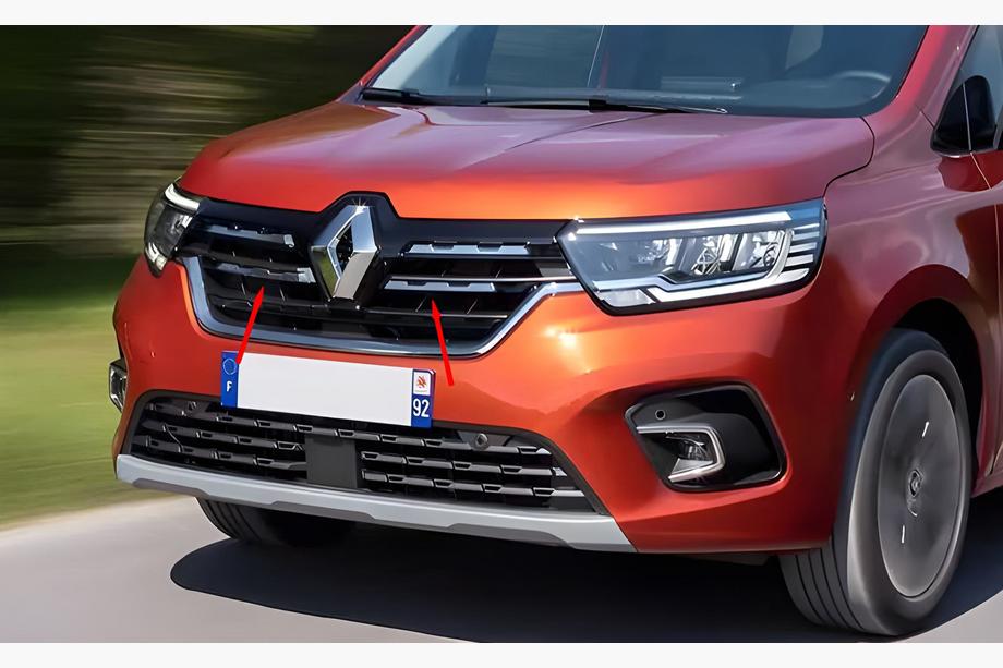 Renault Kangoo/Express 2021– Säleikön kromilistat (4 kpl, ruostumaton teräs) Image