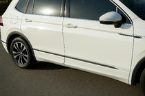 Volkswagen Tiguan 2016–2023 Carmos ovilistat, ruostumaton teräs (4 kpl sarja) kuva 4