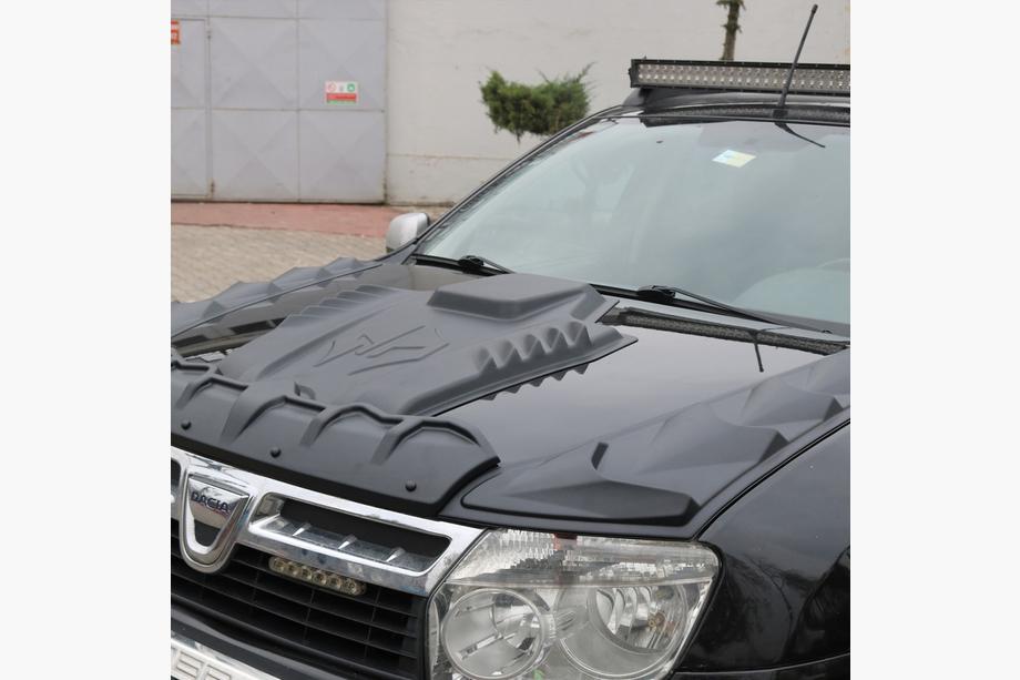 Renault Duster 2008–2017 Konepellin suojalistojen sarja DRAGON (3 kpl) Image