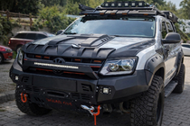 Volkswagen Amarok 2010–2022 Konepellin suojalistojen sarja DRAGON (3 kpl) kuva 1