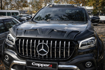 Mercedes X class 2017–2020 Konepellin suojalistojen sarja DRAGON (3 kpl) kuva 1