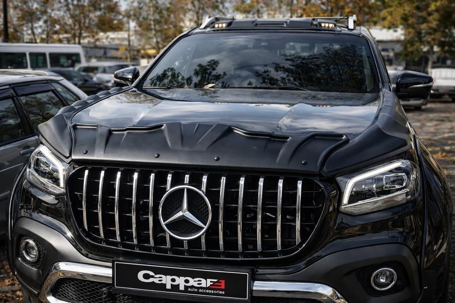 Mercedes X class 2017–2020 Konepellin suojalistojen sarja DRAGON (3 kpl) Image