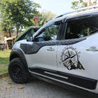 Nissan Navara/NP300 2016– Ovien ylälistat (6 kpl, ABS) kuva 1