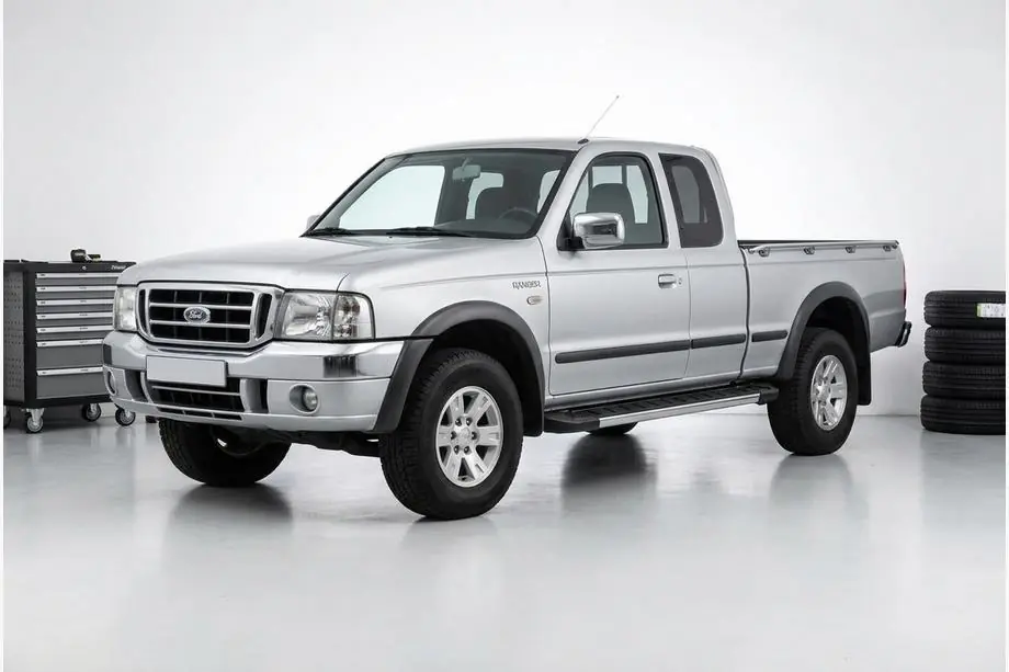 Ford Ranger 2002–2006 RedLine V1 sivuportaat (2 kpl, alumiini) Image