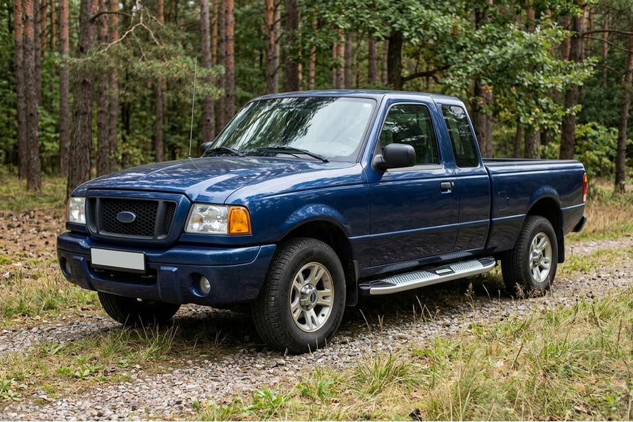 Ford Ranger 2002–2006 Mevsim Grey sivuporrastangot (2 kpl, alumiini) Image