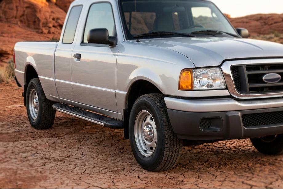 Ford Ranger 2002–2006 Bosphorus Grey sivuaskelmat (2 kpl, alumiini) Image