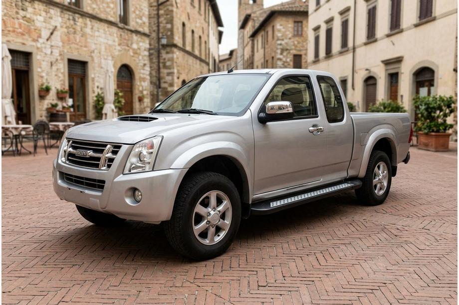 Isuzu D-Max 2002–2011 Sivuporraslistat Vision New Black (2007-2012, 2 kpl, alumiini) Image