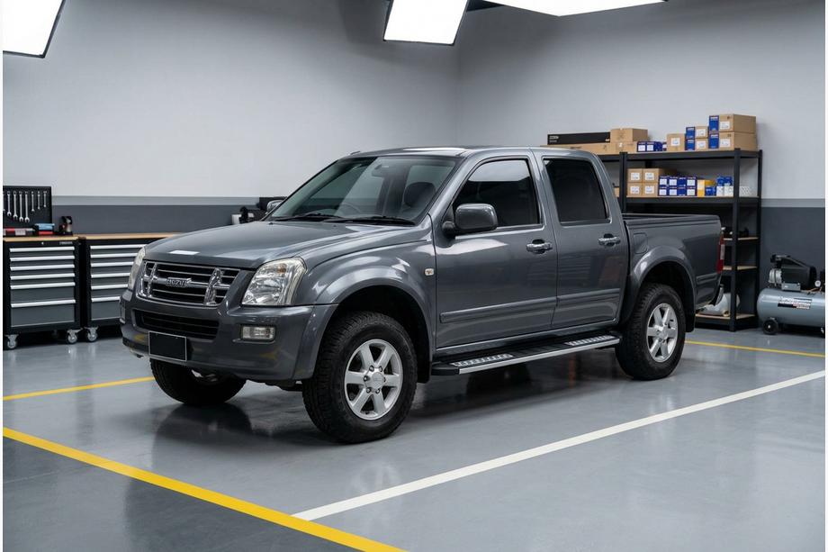 Isuzu D-Max 2002–2011 Tayga V2 sivuaskelmat (2007-2012, 2 kpl, alumiini) Image