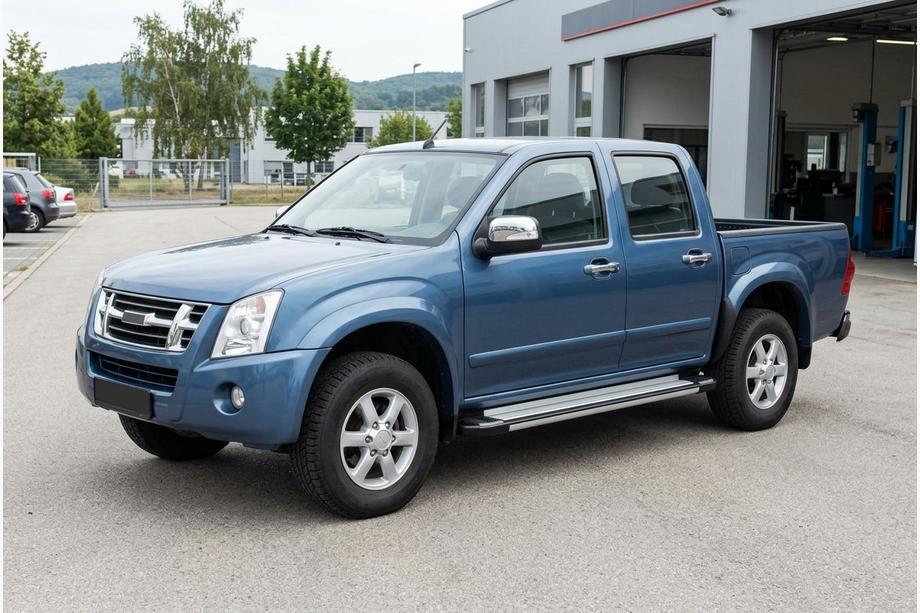 Isuzu D-Max 2002–2011 Sivuporrasputket Rainbow (2007-2012, 2 kpl, alumiini) Image