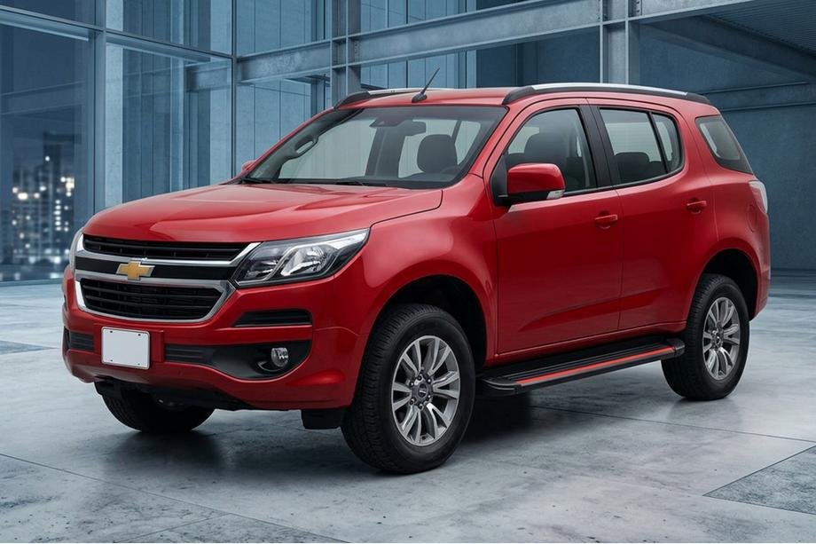 Chevrolet Trailblazer 2012–2019 Sivuporrassarja Maya Red (2 kpl, alumiini) Image