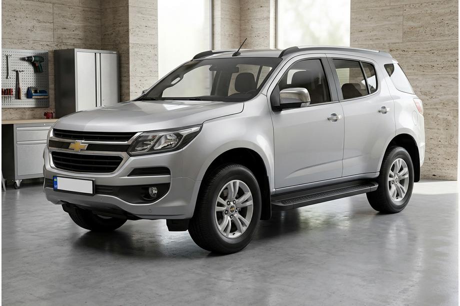 Chevrolet Trailblazer 2012–2019 Allmond Black sivuportaat (2 kpl, alumiini) Image