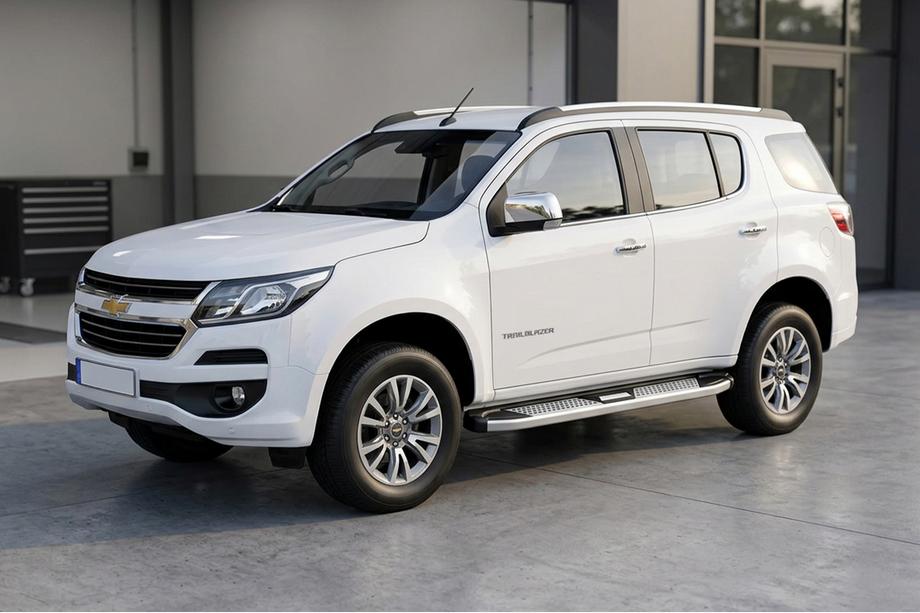 Chevrolet Trailblazer 2012–2019 Mevsim Grey sivuporrastangot (2 kpl, alumiini) Image