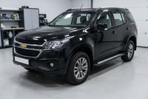Chevrolet Trailblazer 2012–2019 Sivuporrastangot Vision New Black (2 kpl, alumiini) kuva 1