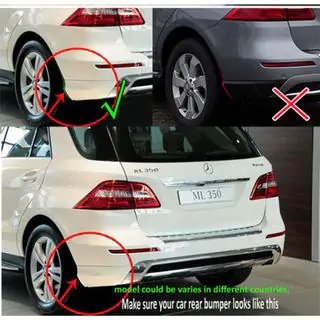 Takaroiskeläpät ML W166 (AMG-puskuri) kuva 4