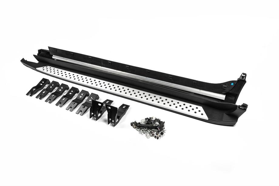BMW X4 F26 2014–2018 Sivuaskelmat OEM V3 (2 kpl, alumiini) Image
