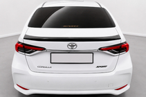 Toyota Corolla 2019– Spoileri 1234 Upgrade (ABS-muovi) kuva 2