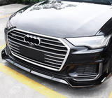 Audi A6 C8 2018–2025 Etupuskurin lippa (musta) kuva 1