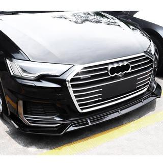 Etupuskurin lippa (musta) Audi A6 C8 2018–2025 kuva 2