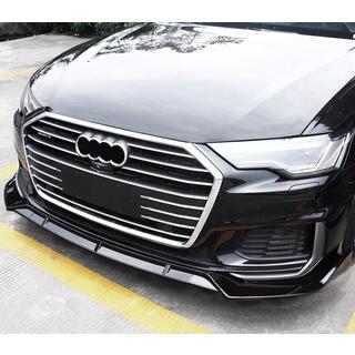 Etupuskurin lippa (musta) Audi A6 C8 2018–2025 kuva 1