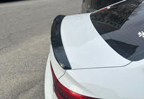 Audi A4 B9 2015–2024 LIP-spoileri (1234 Upgrade, musta) kuva 3