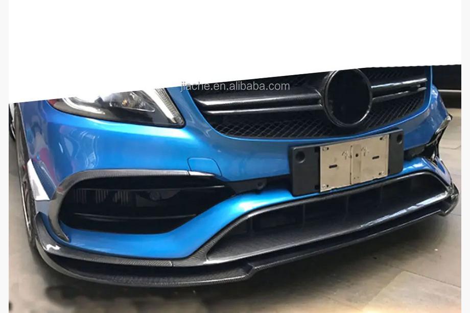 Mercedes A-sarja W176 2012–2018 Etupuskurin lipspoileri (AMG-Line / A45 AMG HB 2016-2018, musta) Kuva 3