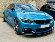 BMW 4-sarja F32/F33/F36 2012–2020 Etupuskurin lip spoil er 1234 Upgrade (musta) kuva 2