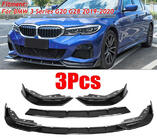 BMW 3-sarja G20/G21 2018– Etupuskurin lip spoil er 1234 Upgrade (musta) kuva 1