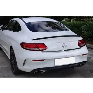 Spoileri Coupe-malliin (1234 Upgrade, musta) Mercedes C-class W205 2014–2021 kuva 1