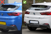 BMW X2 F39 2018–2023 LIP-spoileri (1234 Upgrade, musta) kuva 8