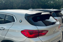 BMW X2 F39 2018–2023 LIP-spoileri (1234 Upgrade, musta) kuva 2