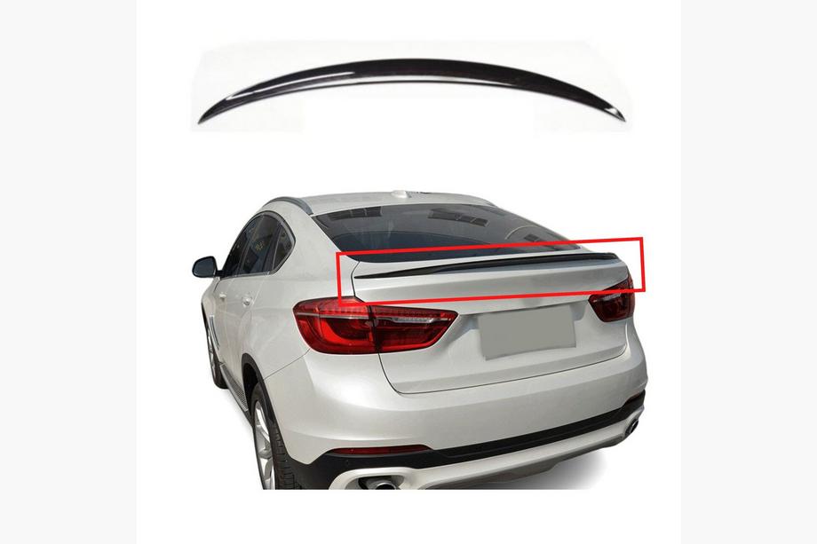 BMW X6 F16 2014–2019 LIP-spoileri (1234 Upgrade, musta) Image