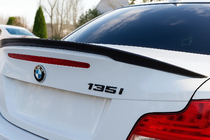 BMW 1-sarja E81/E82/E87/E88 2004–2011 Lip-spoileri (E82, musta) kuva 1