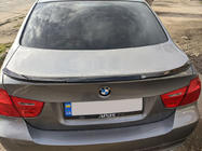 BMW 3-sarja E90/E91 2005–2011 Spoileri HongHang V2 (ABS, kiiltävä musta) kuva 2