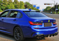 BMW 3-sarja G20/G21 2018– Takalasin spoileri LIP (1234 Upgrade, musta) kuva 2
