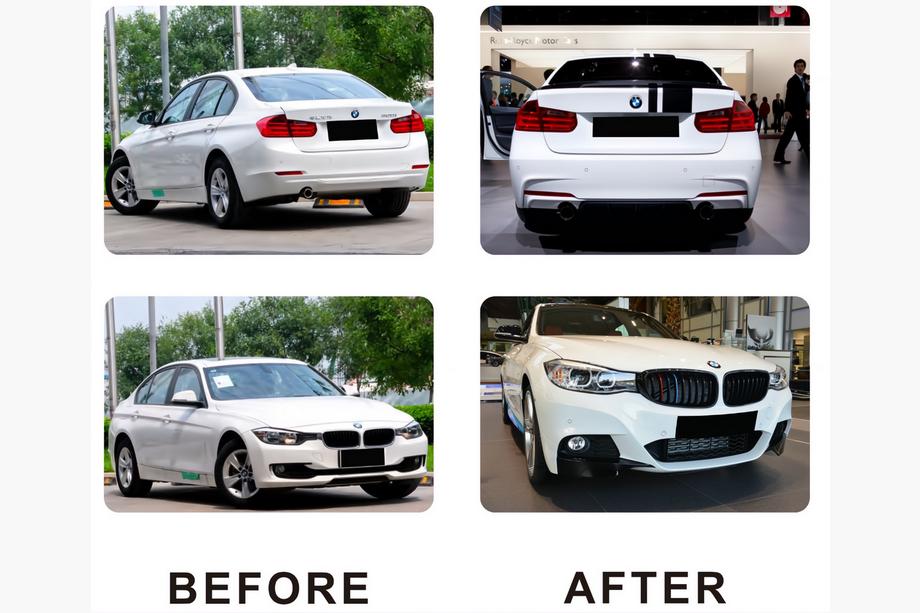 BMW 3-sarja F30/F31 2012–2019 Korisarja (M-Performance) Yksittäinen pakoputkisto, ulostulot molemmilla puolilla Kuva 3