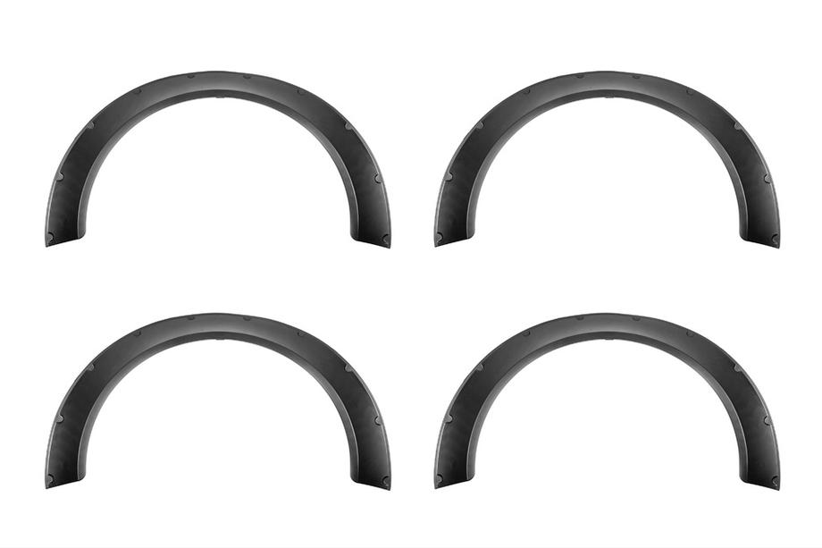 Yleismalliset kaarilevikkeet UNIV-034 (4 kpl, ABS-muovi, mustat) Kuva 2
