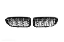 BMW 5-sarja G30/G31 2017–2023 Munuaismaskit Diamond Silver V2 (2017-2020, musta reunus) kuva 2