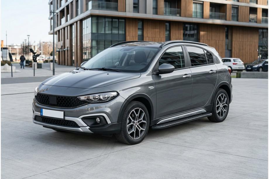 Fiat Tipo Cross 2021– Sivuporrast Bosphorus Black (2 kpl, alumiini) Image