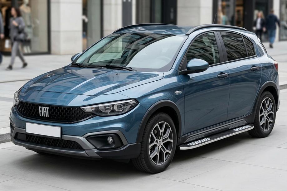 Fiat Tipo Cross 2021– Tayga V2 sivukynnykset (2 kpl, alumiini) Image