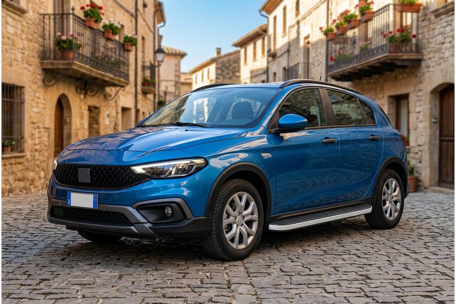 Fiat Tipo Cross 2021– Sivuportaat Tayga Grey (2 kpl, alumiini) Image