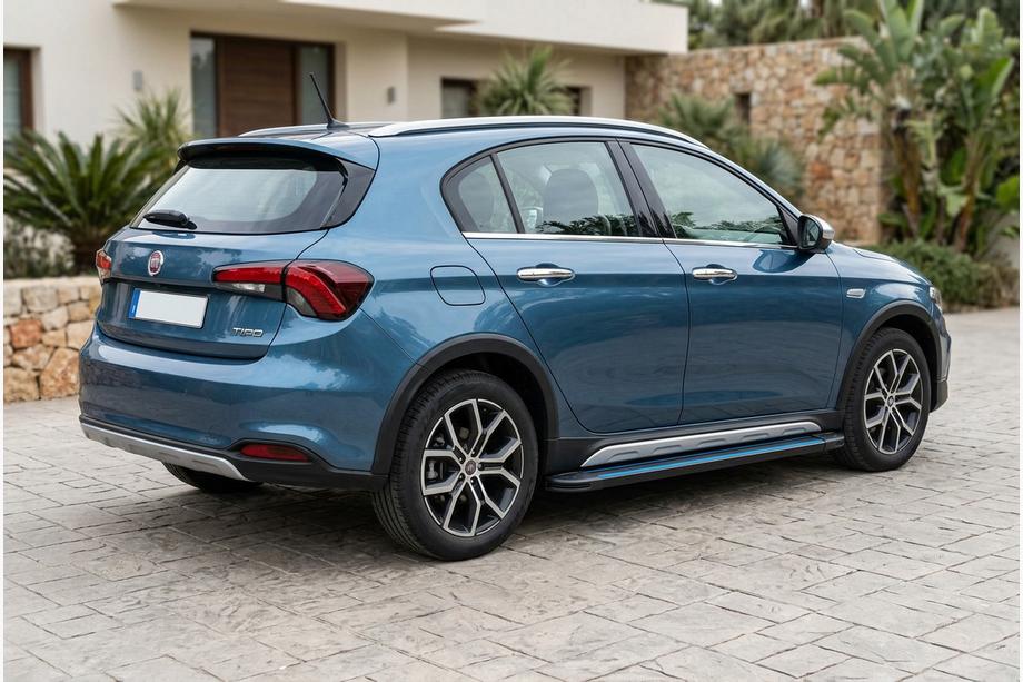 Fiat Tipo Cross 2021– Maya Blue sivuportaat (2 kpl, alumiini) Image