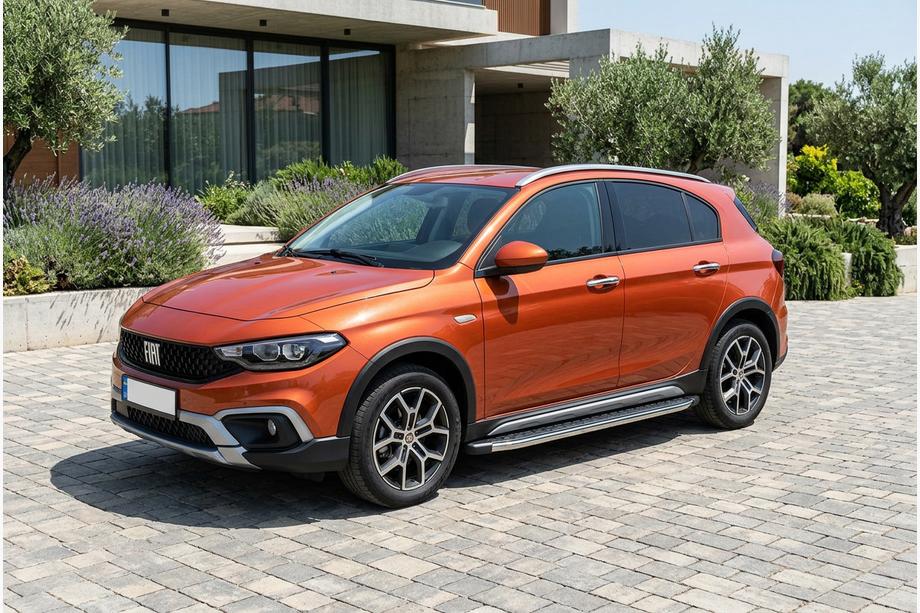 Fiat Tipo Cross 2021– BlackLine-sivuporrast (2 kpl, alumiini) Image