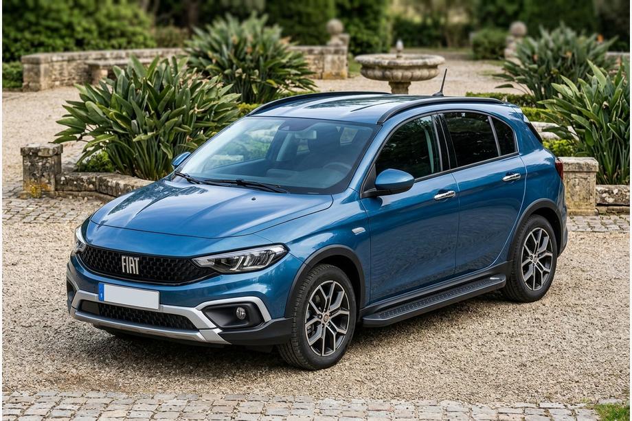 Fiat Tipo Cross 2021– Allmond Black sivuportaat (2 kpl, alumiini) Image