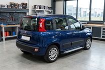Fiat Panda 2011–2023 Allmond Grey -sivukynnykset (2 kpl, alumiini) kuva 1