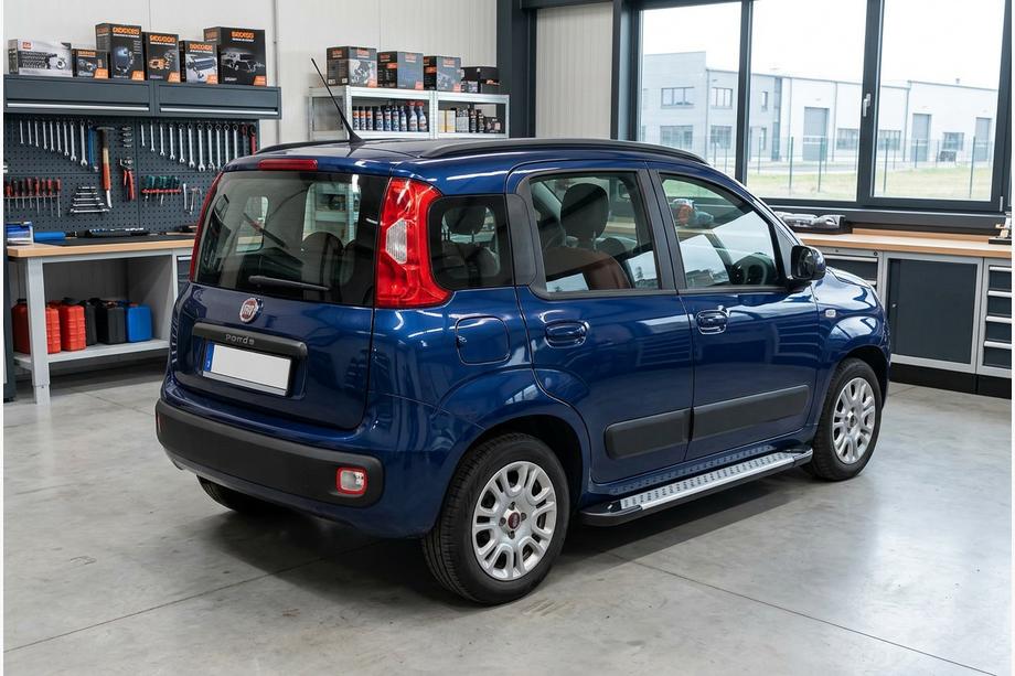 Fiat Panda 2011–2023 Allmond Grey -sivukynnykset (2 kpl, alumiini) Image